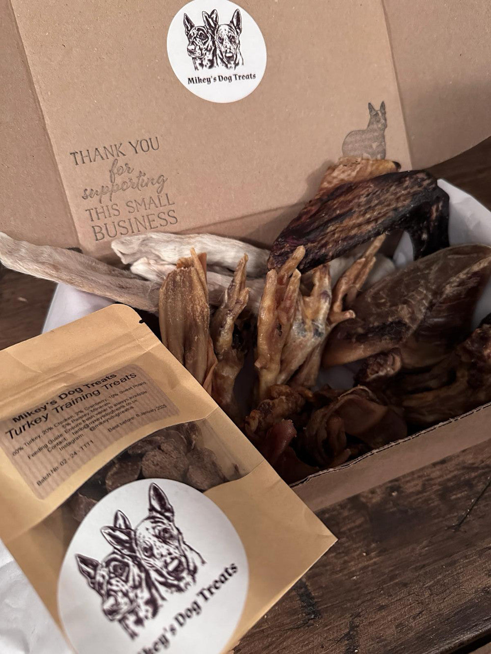 20+ Piece Air Dried Dog Treat Selection Box