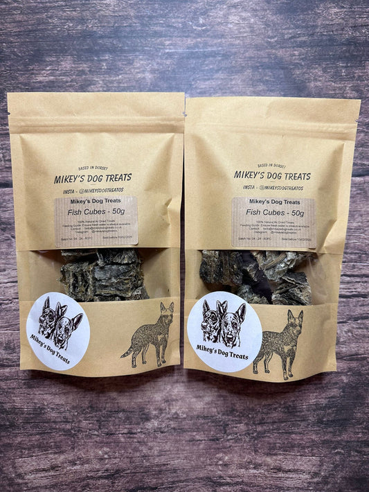 Fish Cubes for Dogs - Air Dried Dog Treats
